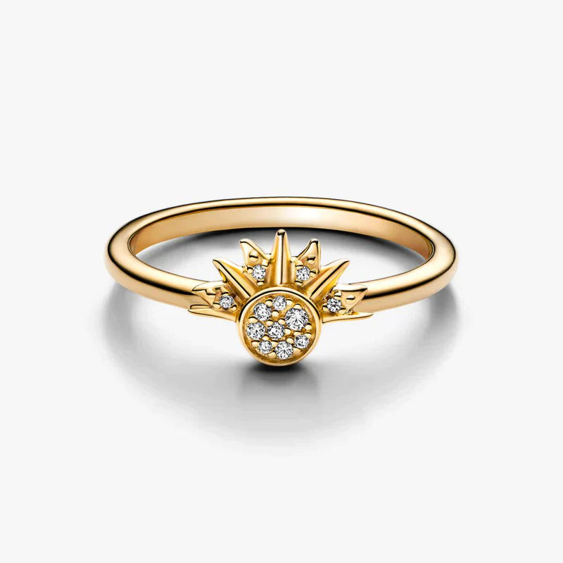 14k Gold-Plated Sun Ring