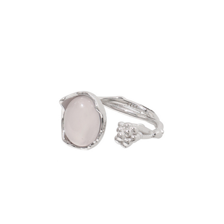 Ivory Veil Agate - Ring - Elysian Embrace