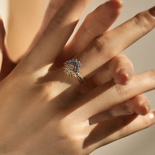 Golden Radiance Sun Ring