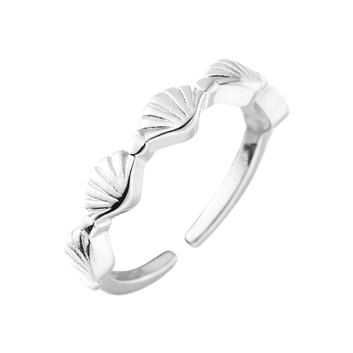 Classic Clam Shell Ring - Elysian Embrace