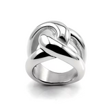 Elysian Domed Cross Ring - Elysian Embrace