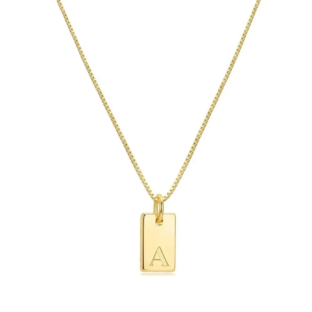 Aurelia Initials - Necklace - Elysian Embrace