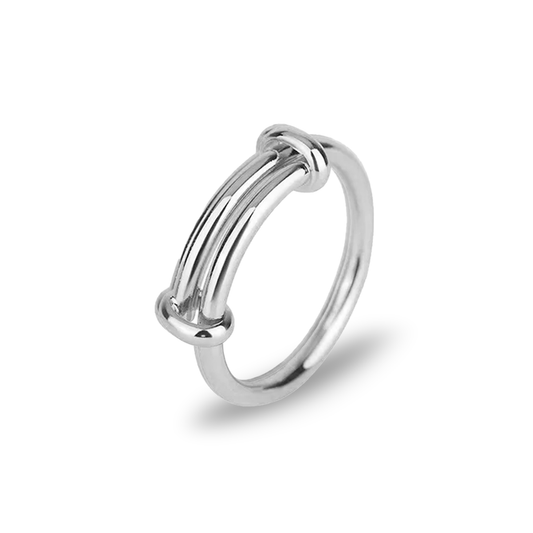 Celestial Knot Ring - Elysian Embrace