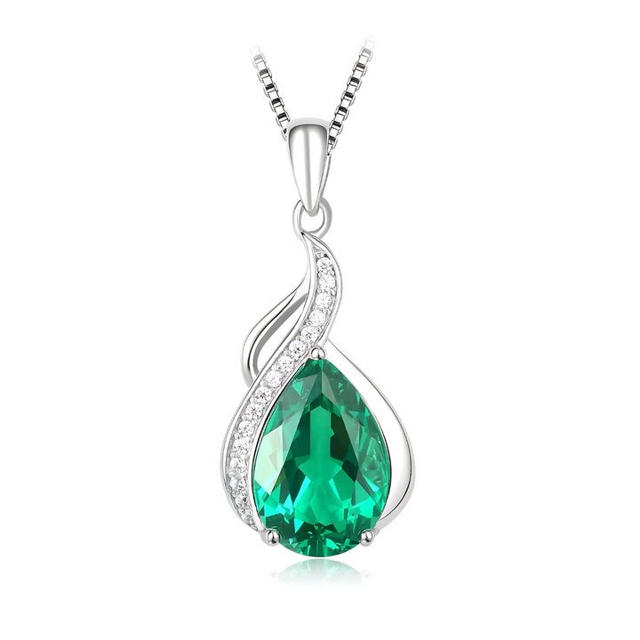 Emerald Enchantment Pendant - Elysian Embrace