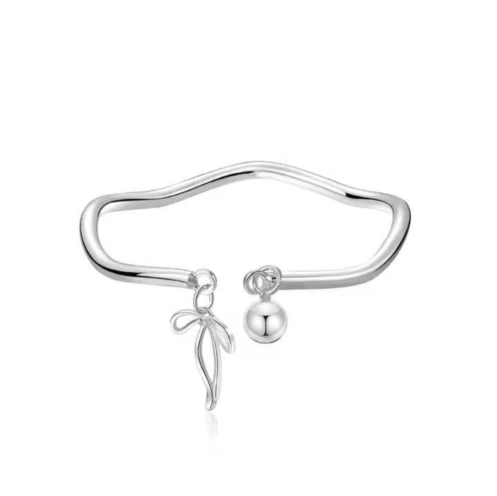 Flowing Grace Bow Bangle - Elysian Embrace