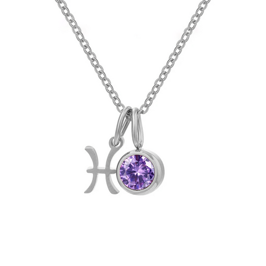 February_Birthstone_Necklace_-_Silver