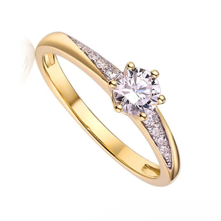 Golden Embrace- Engagement Ring - Elysian Embrace