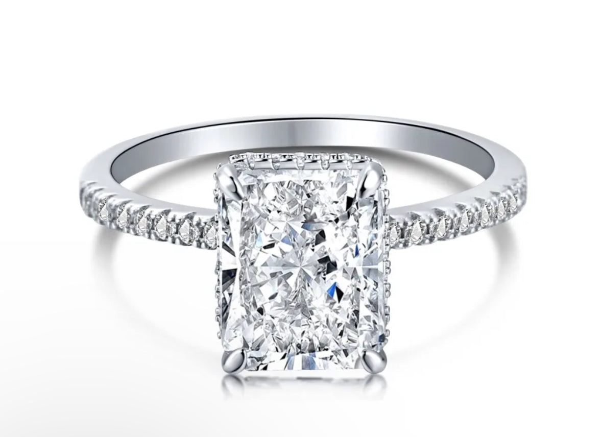 Modern Edge- Engagement Ring - Elysian Embrace