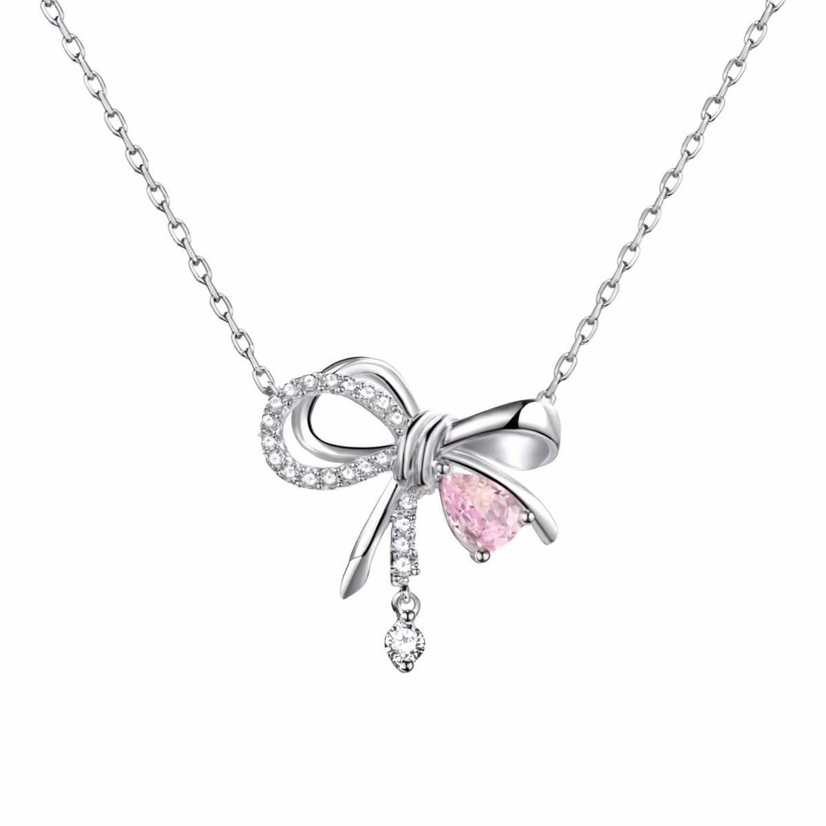 Knots of Affection Necklace (Pink) - Elysian Embrace