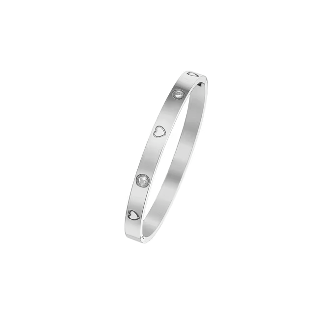 Love Hearts Bangle - Elysian Embrace