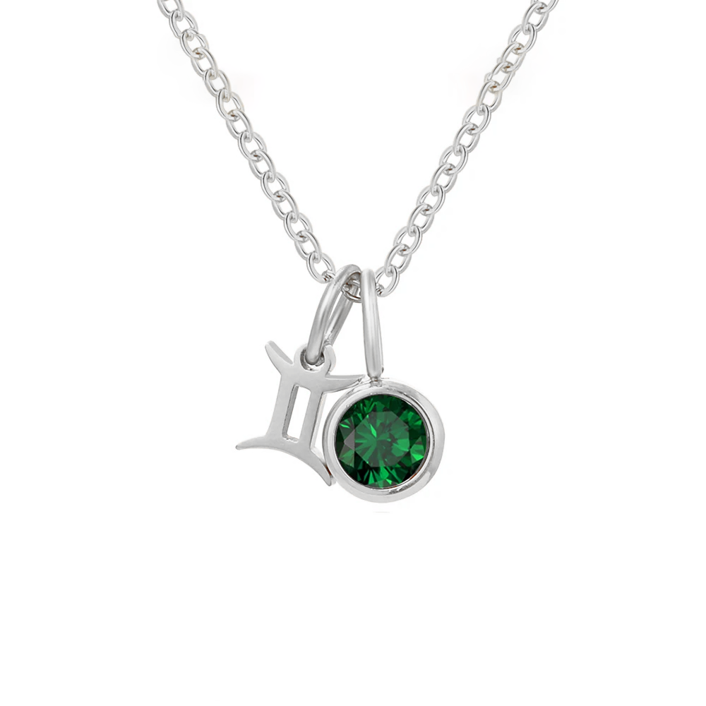 May Birthstone Necklace