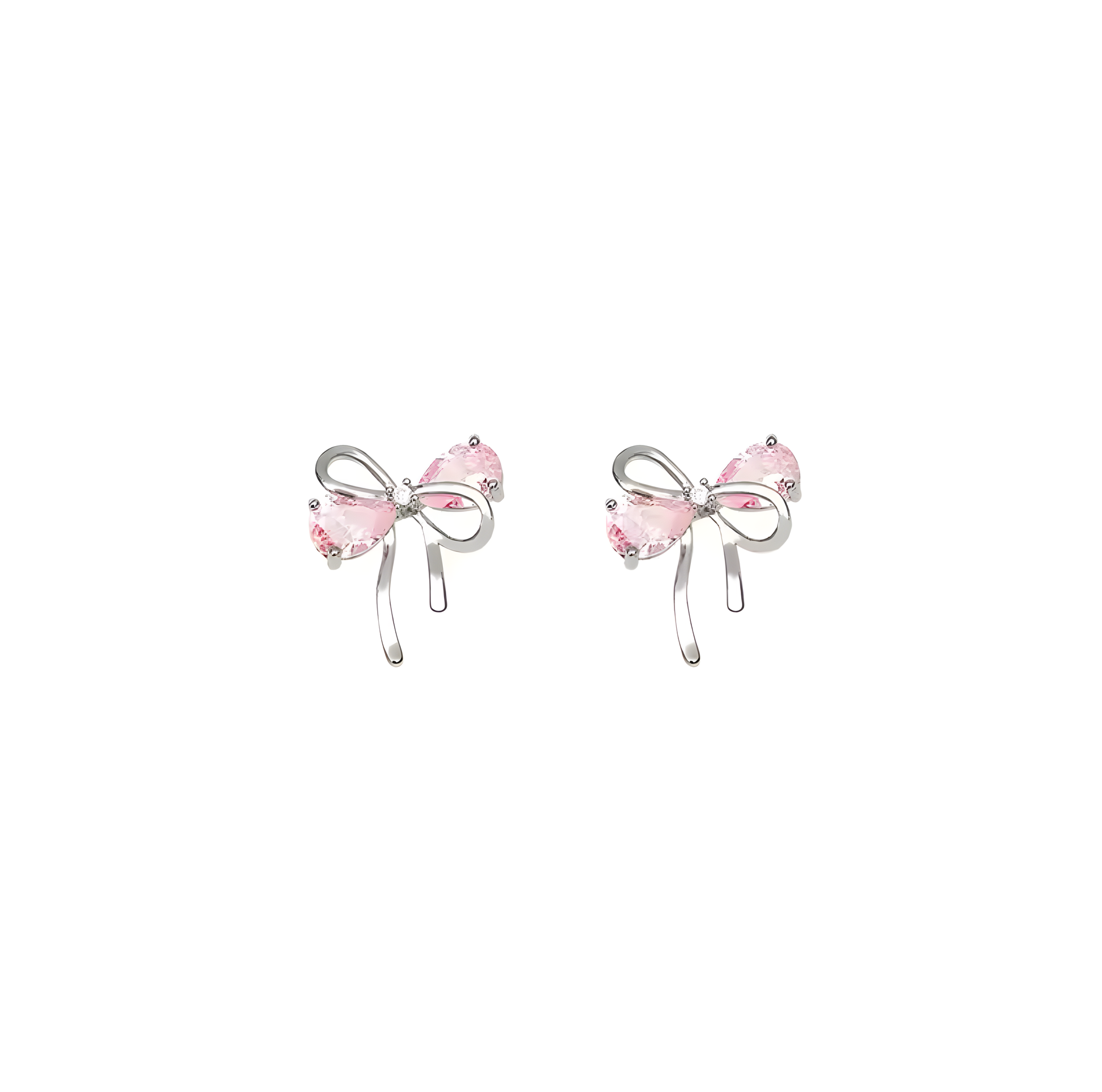 Rosy Ribbons earrings