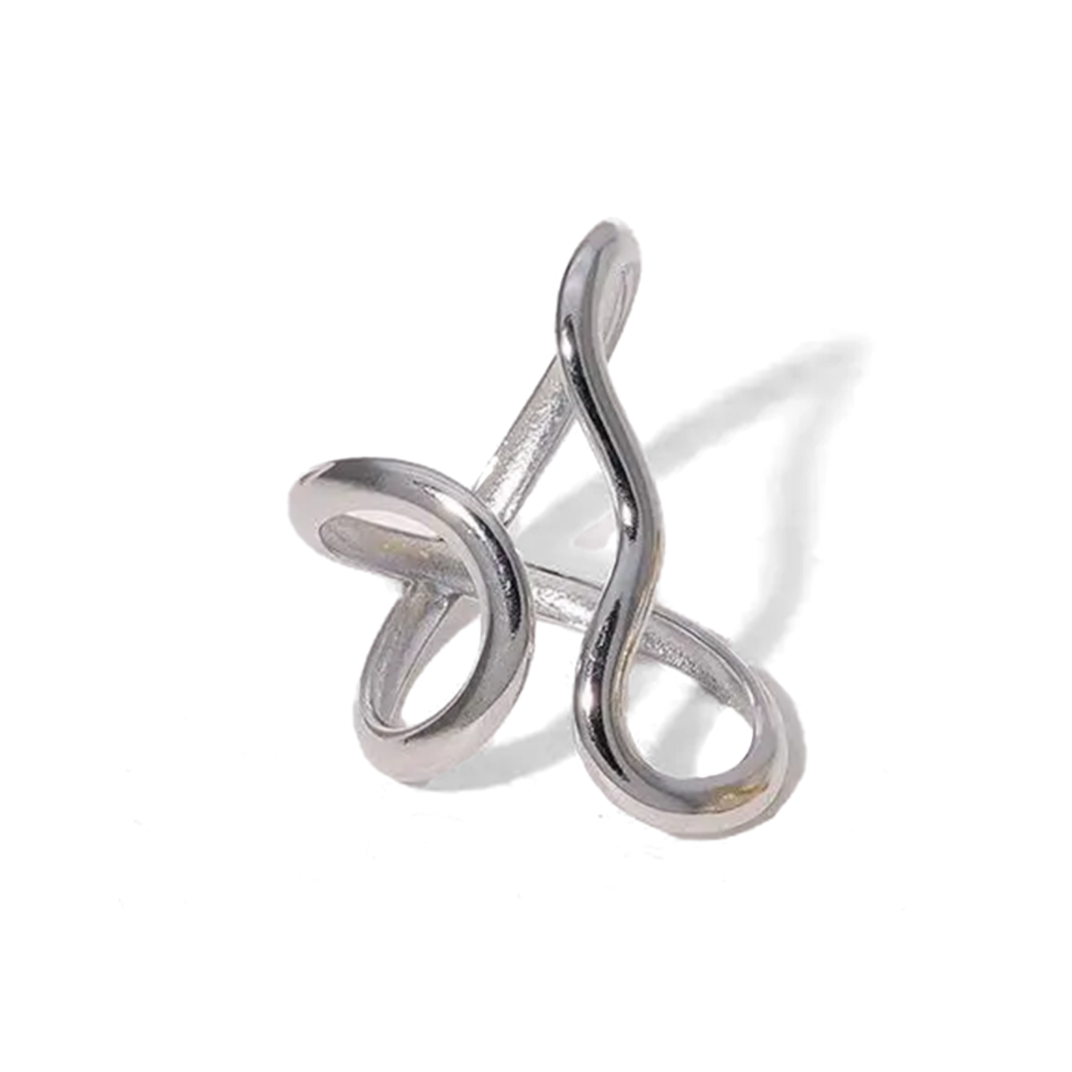 Infinity Knot Ring Silver