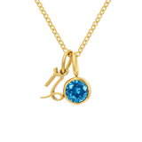 December Birthstone Necklace