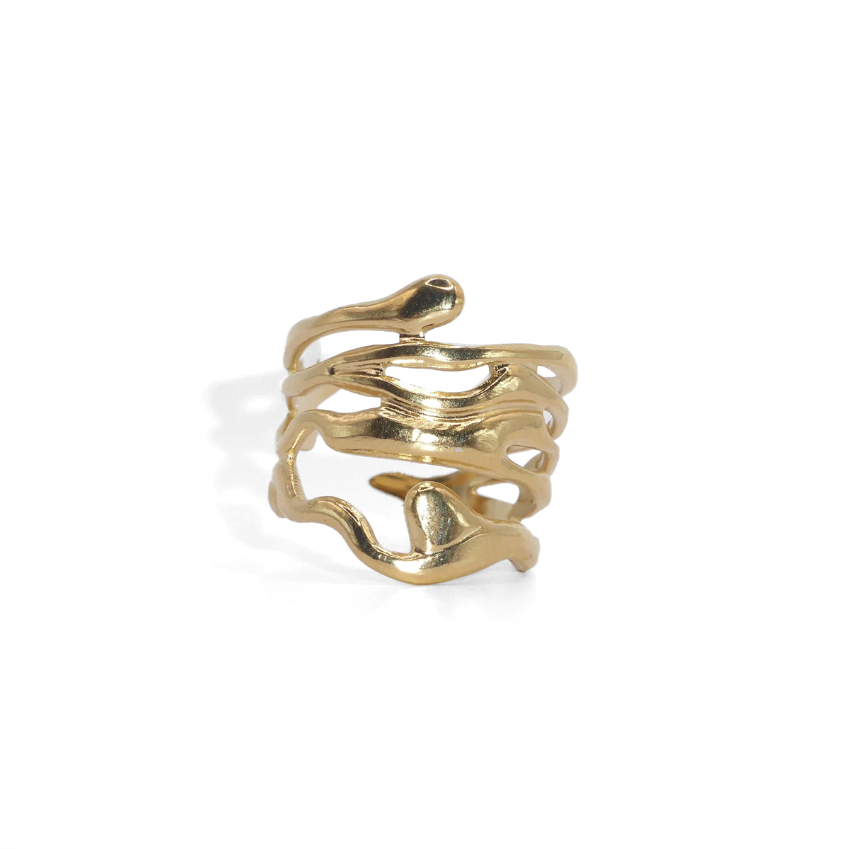 Luminous Flow Ring - Elysian Embrace