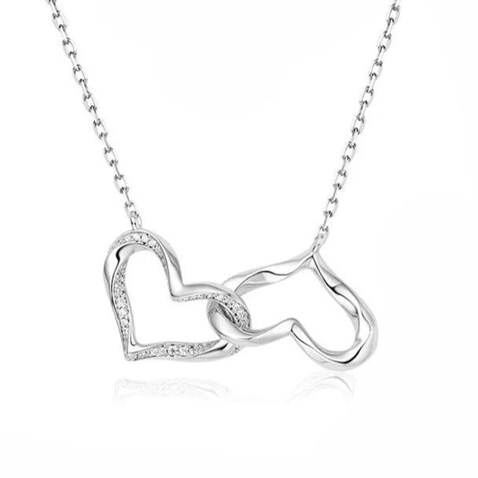 The Dual Heart Romance necklace
